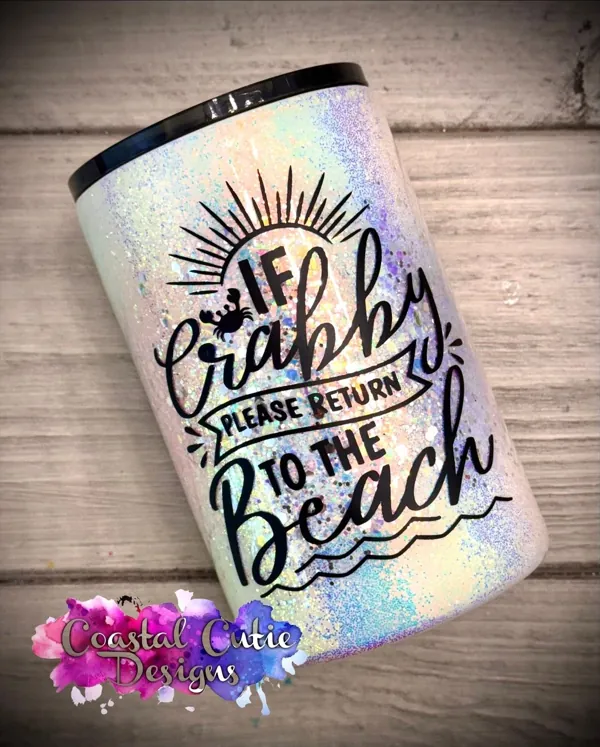 “Feeling crabby? Please return to the beach” skinny